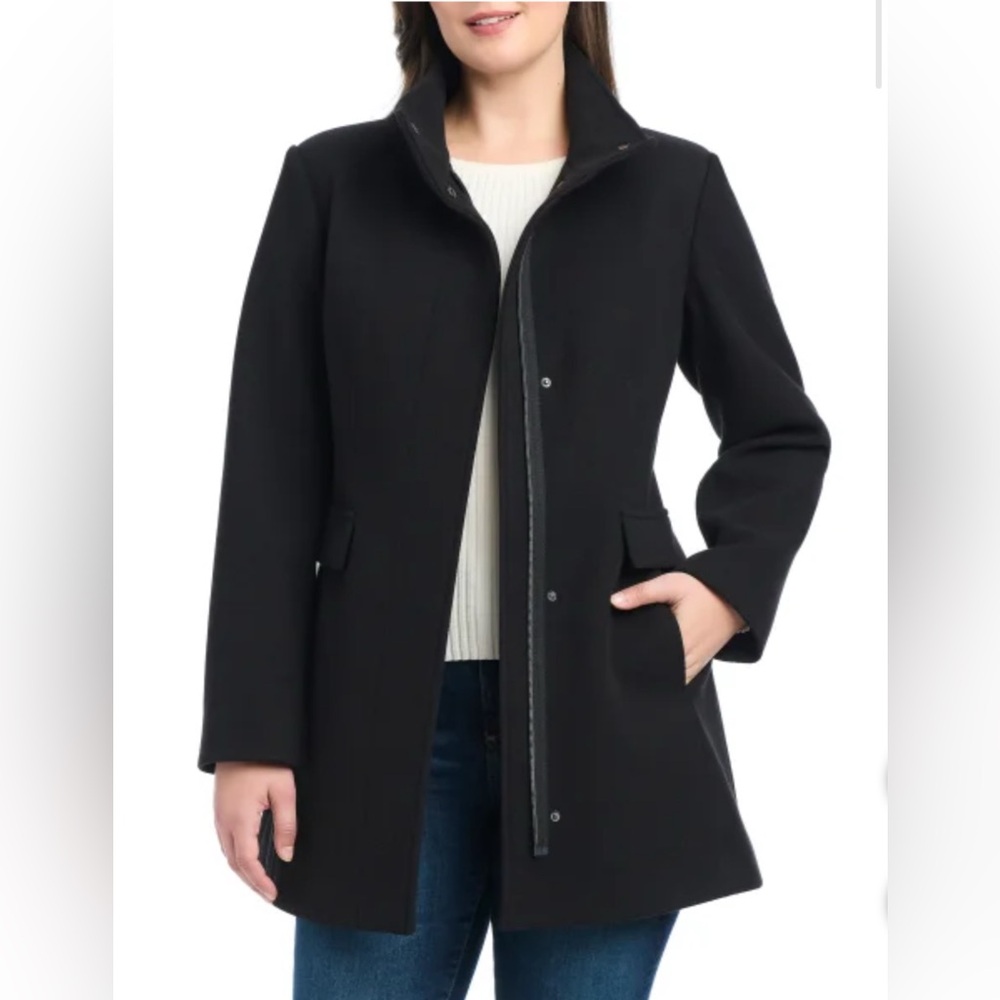 Vince Camuto Black Full Zip Jacket